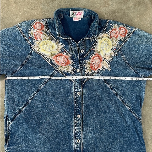 Vintage Western Denim Dress - Picture 6 of 11